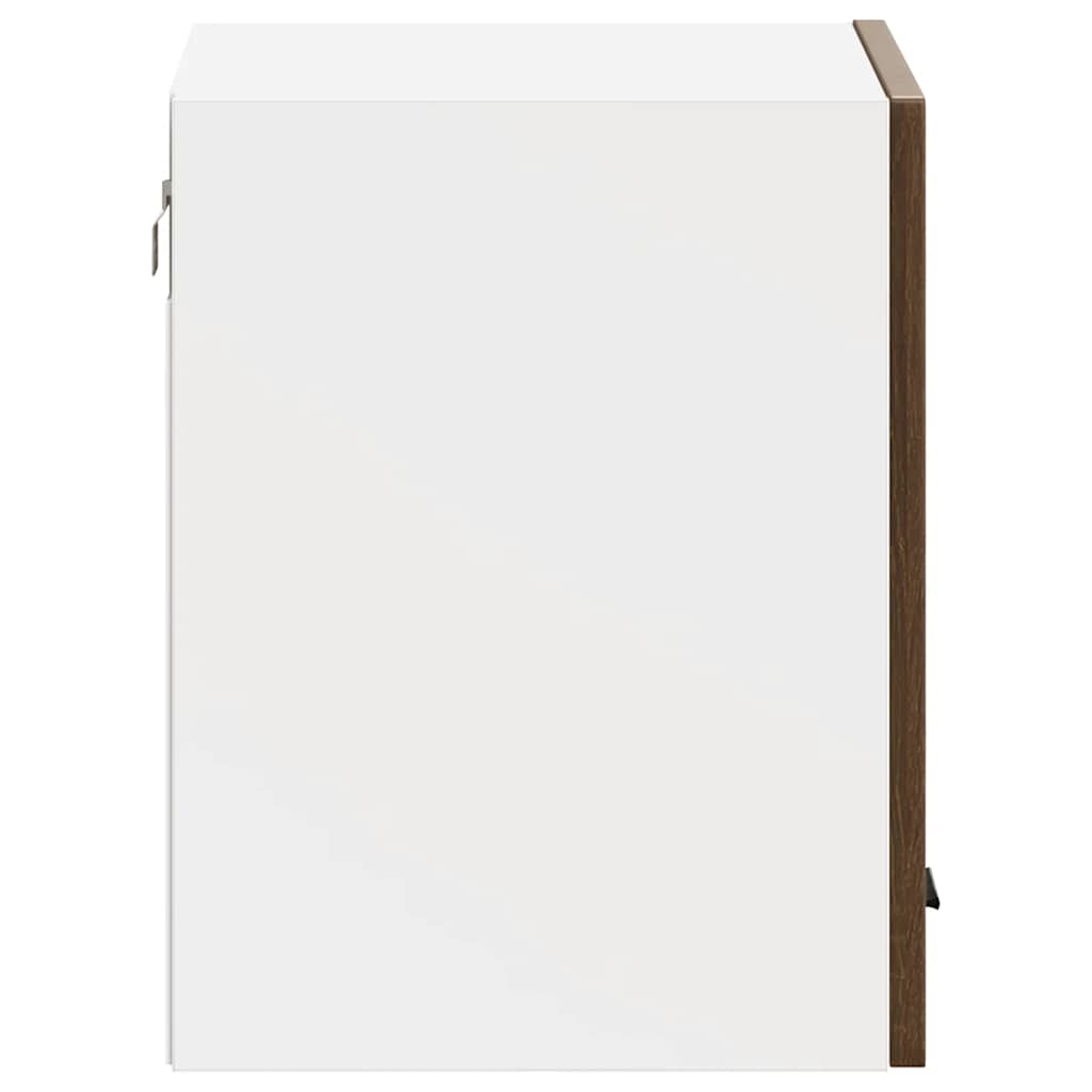 Kitchen Wall Cabinet Porto Brown Oak Engineered Wood